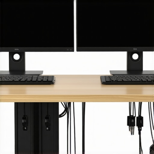 7 Tactics to Hide the Cable Mess Under Your Dual Monitor Setup