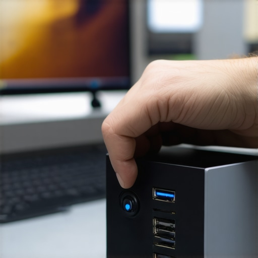 A technician inspecting and cleaning a docking station with tools to ensure optimal performance